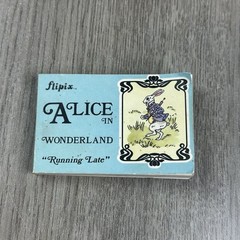 Flipix Alice in Wonderland Running Late Flip Book 1999 B Shackman Animation Flaw