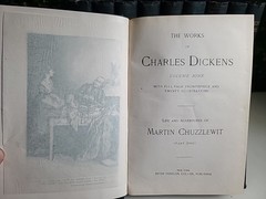 Charles Dickens Works Vintage Hardcover Book Set Lot of 13 Volumes Collier