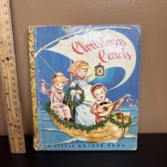 VTG 1946 Christmas Carols A Little Golden Book 1st Edition Marjorie Wyckoff #26