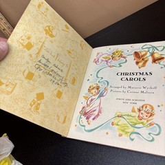 VTG 1946 Christmas Carols A Little Golden Book 1st Edition Marjorie Wyckoff #26