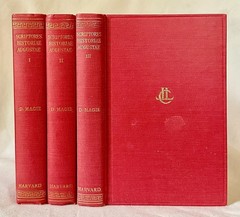 The Scriptores Historiae Augustae (Three Volumes, Loeb Classical Library)