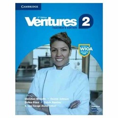 Ventures Level 2 – Paperback, by Bitterlin Gretchen; Johnson – Very Good z