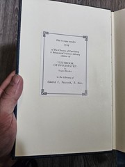 Textbook of Psychiatry Gryphon Editions Eugen Bleuler 1988 Leather Bound Gilt