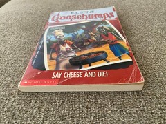 G/G+ Unnumbered 1st print Goosebumps #4 Say Cheese and Die! ~ R.L. Stine