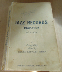 Discography Jazz Records 1942-1965 Vol 5 M-N Jorgen Jepsen of Denmark 379 pages