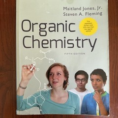 Organic Chemistry by Maitland Jones Jr. and Steven A. Fleming (2014, Hardcover)