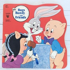 Vtg Looney Tunes Bugs Bunny Tweety Bird Golden Shape Books Paperback- Lot of 2