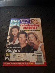 Lot Of Eight Vintage Soap Opera Digest/ABC Soaps In Depth Magazines. 1996-2015