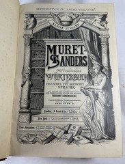 1903 Muret-Sanders Englisch-Deutsches, English-German Dictionary, Large HC Book