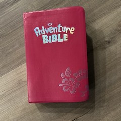 New Adventure Bible Pink Color Imitation Leather NIV Version Like New