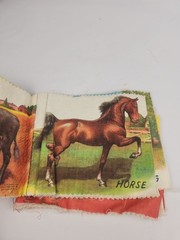Lot Of 2 Vintage Hampton Cloth Books Farm Friends & The Baby Sees