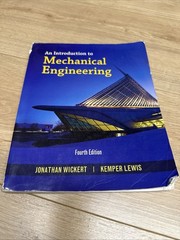 An Introduction to Mechanical Engineering 4th Edition Paperback Wickert Lewis