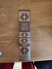 Poems of Byron Keats and Shelley 1967 Intl Collectors Library Leather Hardcover