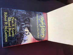 NIGHT VISIONS 4 #198/500 SIGNED CLIVE BARKER Robert McCammon KOONTZ Dark Harvest