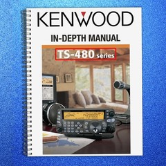 KENWOOD TS-480 SERIES IN-DEPTH MANUAL – STEEL SPIRAL BINDING – PROTECTIVE COVERS