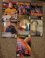 Star Trek Communicator Sci-Fi Magazines Vol. 103, 132-136, 142 Lot of 7 Vintage