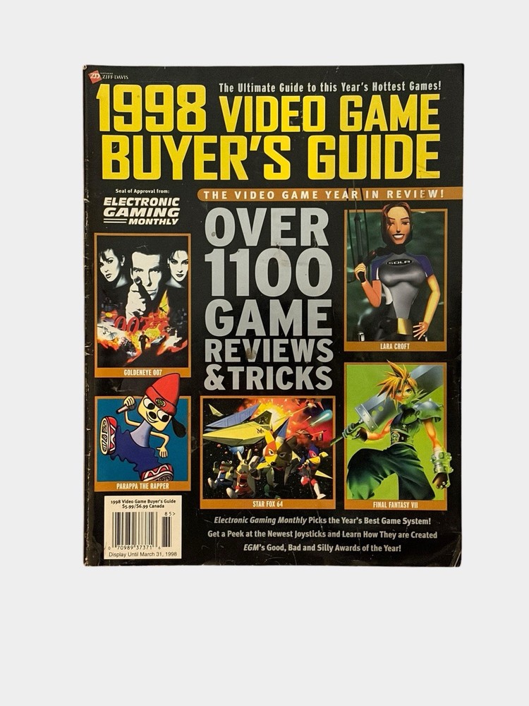 1998 VIDEO GAME BUYER’S GUIDE, VGC