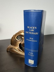 Black’s Law Dictionary, by Henry Campbell Black, Fifth Edition