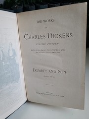 Charles Dickens Works Vintage Hardcover Book Set Lot of 13 Volumes Collier