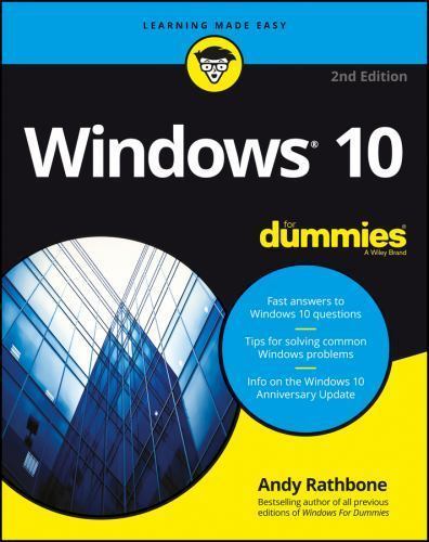 Windows 10 For Dummies – 1119311047, paperback, Andy Rathbone