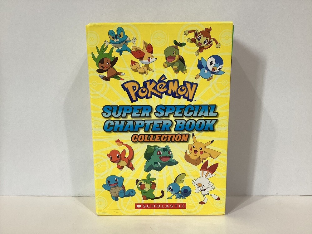 Pokémon Super Special Chapter Book Box Set W/Posters Scholastic 1st Printing