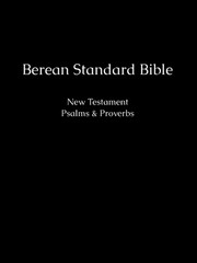 Dark Mode BSB Bible: Berean Standard Bible New Testament Psalms & Proverbs