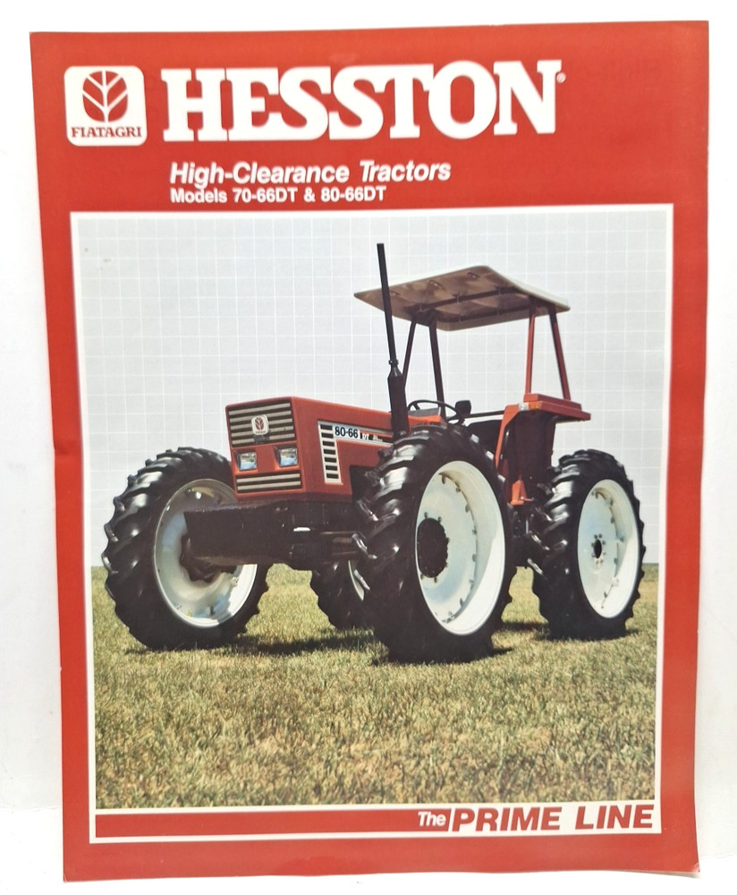 USED SALES BROCHURES FOR HESSTON PRIME LINE HIGH-CLEARANCE TRACTORS 700704233H