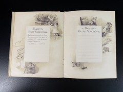 Antique 1891 Maud Humphrey Illustrated Nursery Rhymes + 1904 Baby Book