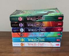 Wings of Fire Book Lot Set #1-#6 Pack Tui T Sutherland Scholastic
