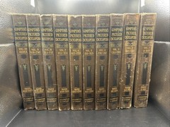 Compton’s Pictured Encyclopedia Complete 10-Volume Set (1930) Vintage Reference