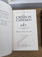 Broken Binding – Powder Mage Trilogy – Brian McClellan – Tier 1 SIGNED/NUMBERED