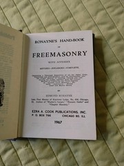 Handbook of Freemasonry 1967 Edmond Ronayne Masonic