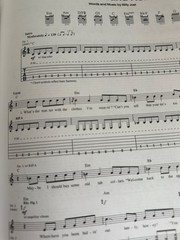 BABY BOOMER’S GUITAR BIBLE music book, guitar tabs for 35 classic songs
