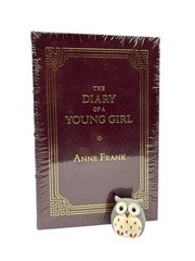 EASTON PRESS The Diary of a Young Girl Anne Frank Leather WWII Holocaust SEALED