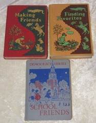 3 Learn to Read Books, Making Friends, Finding Favorites, +1 ©1953 HC Lippincott