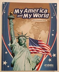 A Beka My America And My World Reader Homeschool History Curriculum Book 5th Ed.