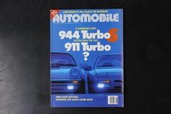 AUTOMOBILE Magazine June 1988 Porsche 944 Turbo S 911 Turbo Comparison Cars
