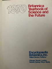 Britannica Yearbook Of Science And The Future 1970 Hardcover 448 Pages