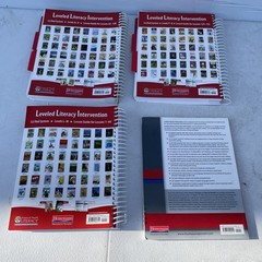 Fountas & Pinnell Leveled Literacy Intervention LLI Red Vol 1-3 Lesson Guide
