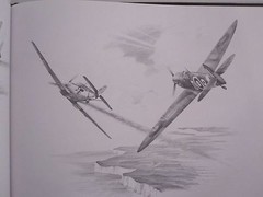 Nicolas Trudgian Aviation Sketchbook – 112 pages, great pencil drawings