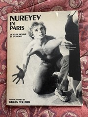 Nureyev in Paris book, 1975, paperback, vintage, Ballet, Dance.