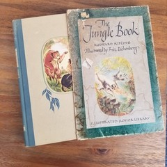 The Jungle Book Illustrated Junior Library Edition 1950 Rudyard Kipling Hardback