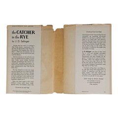 The Catcher in the Rye – First Book Club Edition – 1951 – J.D. Salinger – 1st DJ