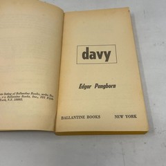 Davy by Edgar Pangborn PB First Thus Very Good 1964
