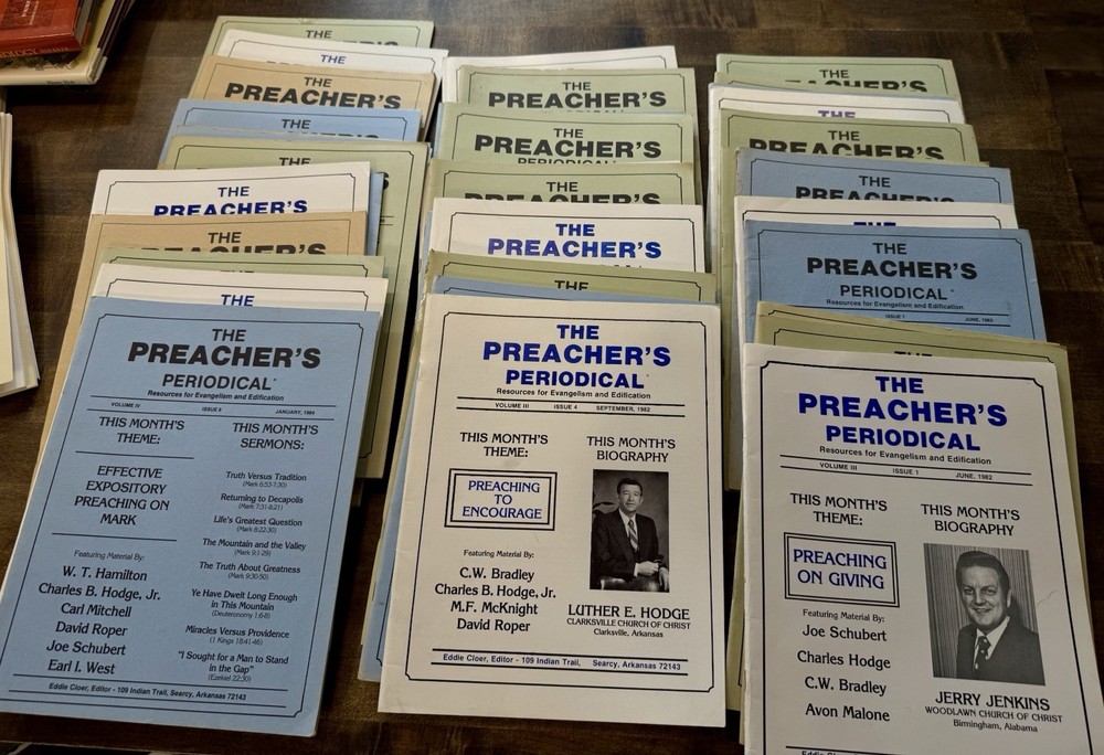 Lot of 41 THE PREACHER’S PERIODICAL LAYTON CLOER ~ Church of Christ PLUS 6 EXTRA