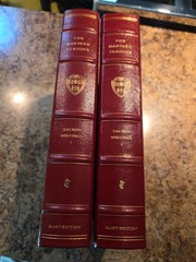 Easton Press Millennium Edition Sacred Writings Vol. 1 & 2 1994 no Name Card VF