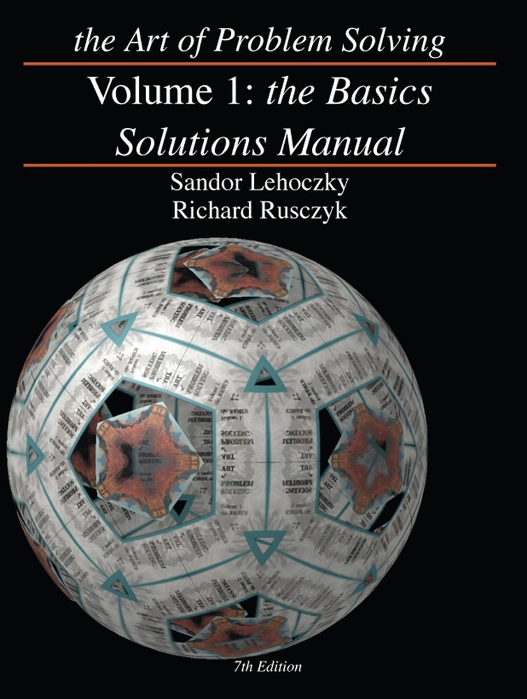 The Art of Problem Solving, Volume 1: The Basics Solutions Manual – paperbac…