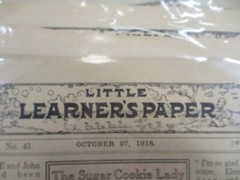 Little Learners Paper The Sixth Valentine & The Sugar Cookie Lady 1911 Antique
