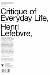 Critique of Everyday Life: The – Paperback, by Lefebvre Henri – Very Good