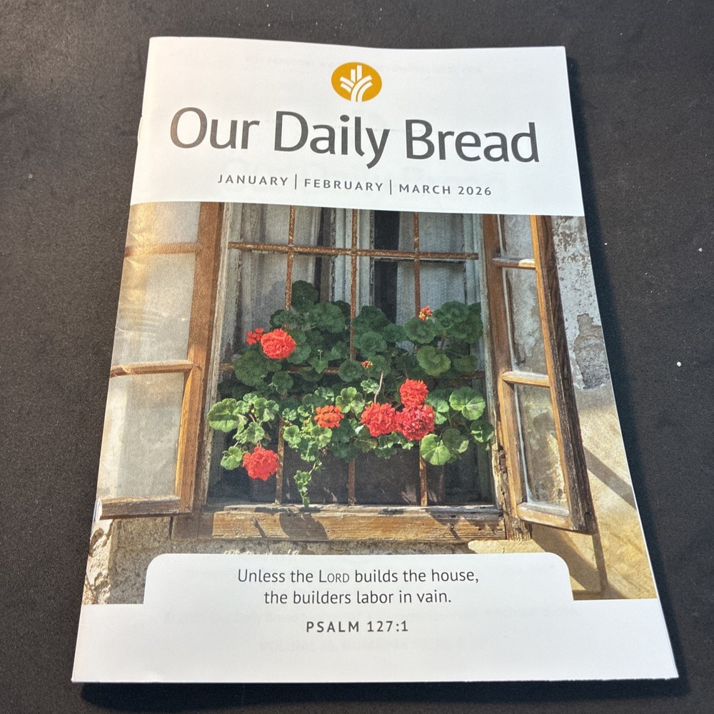 Our Daily Bread Devotional Jan, February, March 2026 LARGE PRINT ~ Free Ship ~